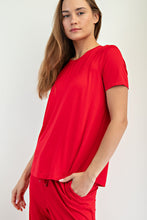 Load image into Gallery viewer, Viscose Modal Short Sleeve Top
