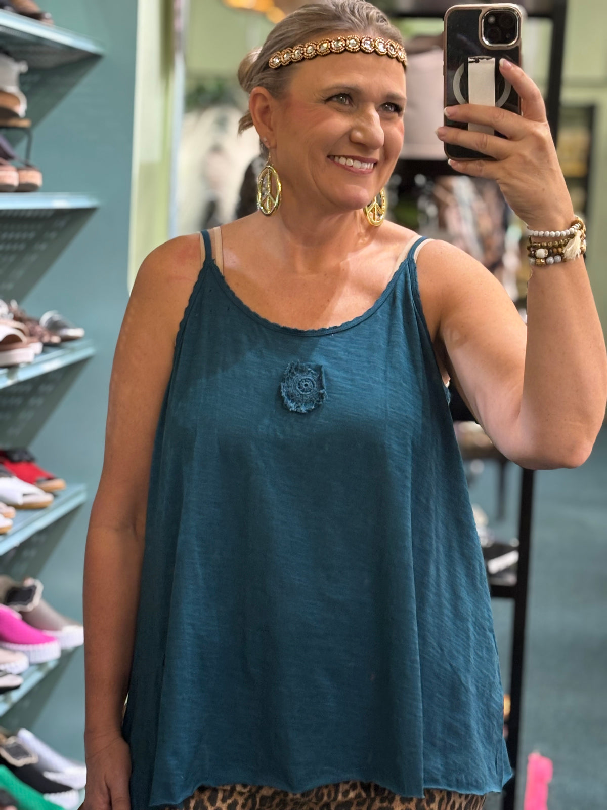 Cami With Flower Detail