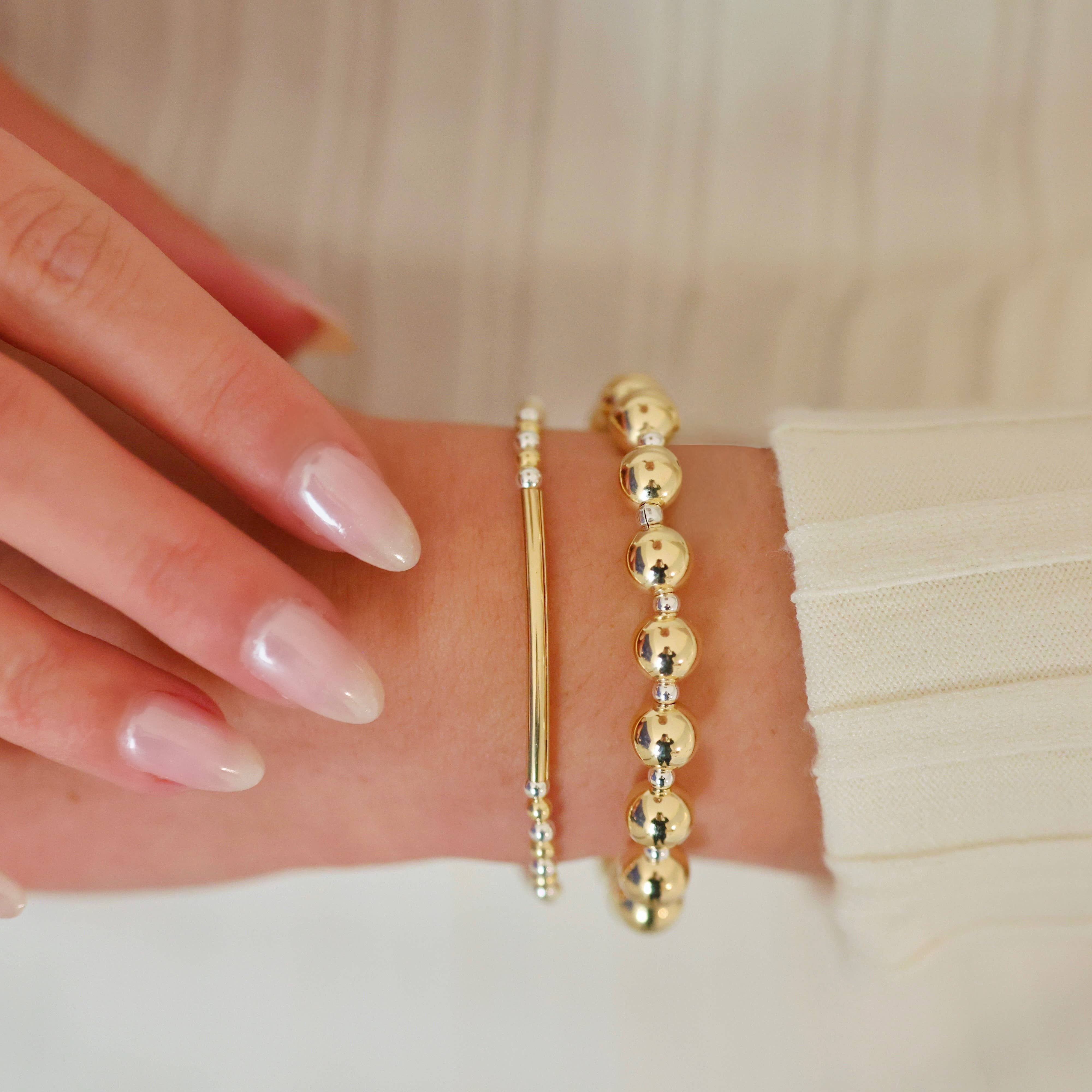 Jamie | Gold Filled Beaded Bracelet
