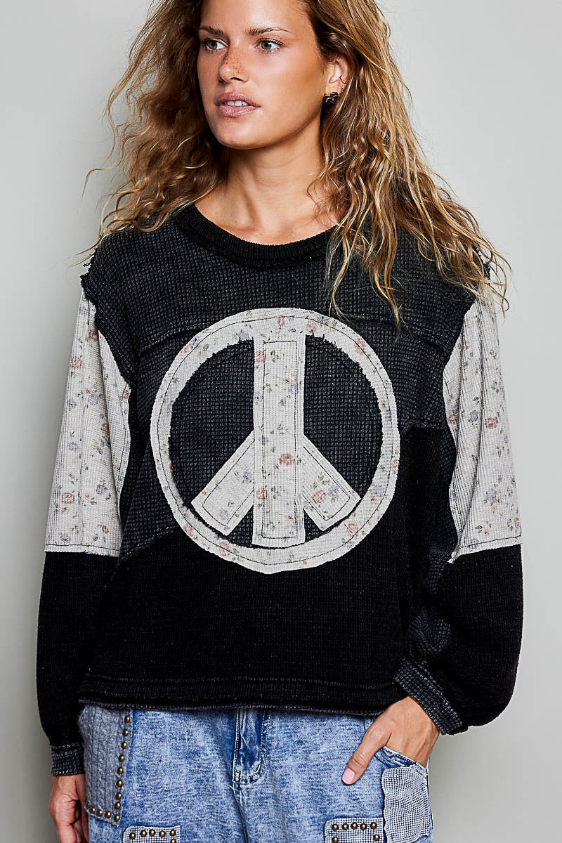 Peace Love Happiness Top