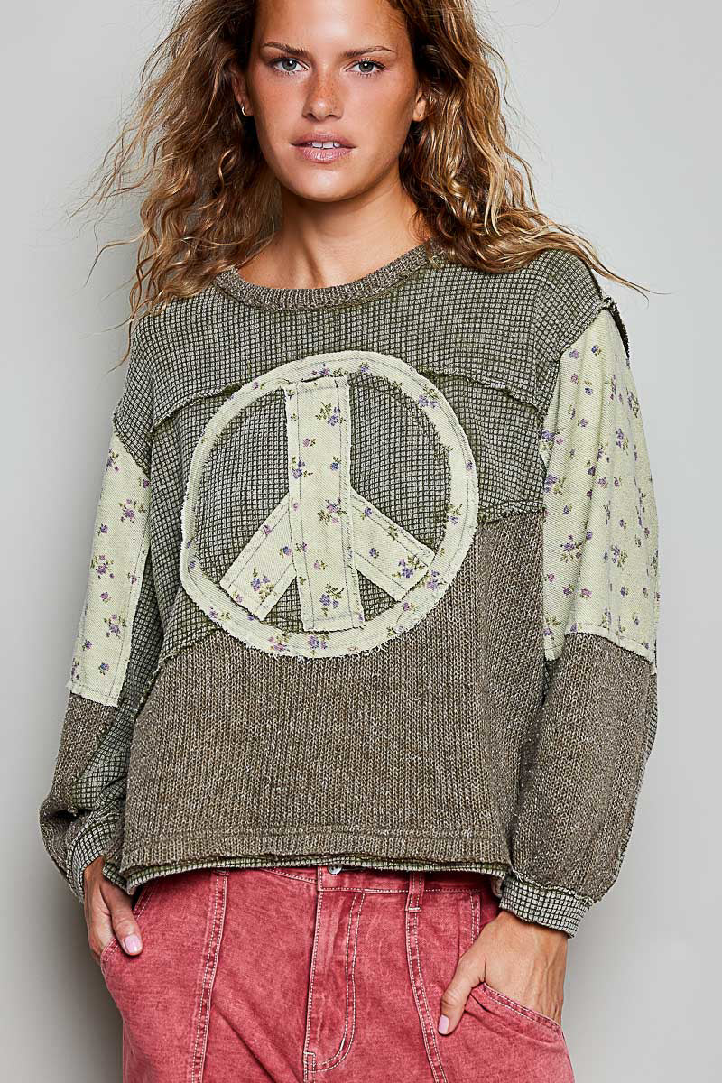 Peace Love Happiness Top