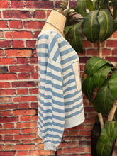 Load image into Gallery viewer, Coastal USA Stripe Lounge Top
