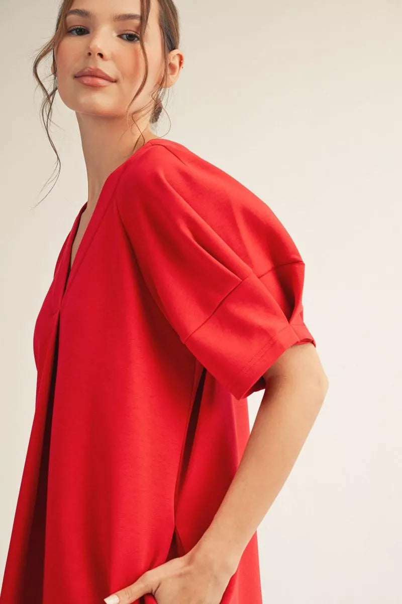 Easy Living V-Neck Dress