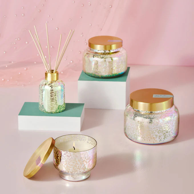 Capri Blue Pineapple Flower Mercury Iridescent Petite Reed Diffuser