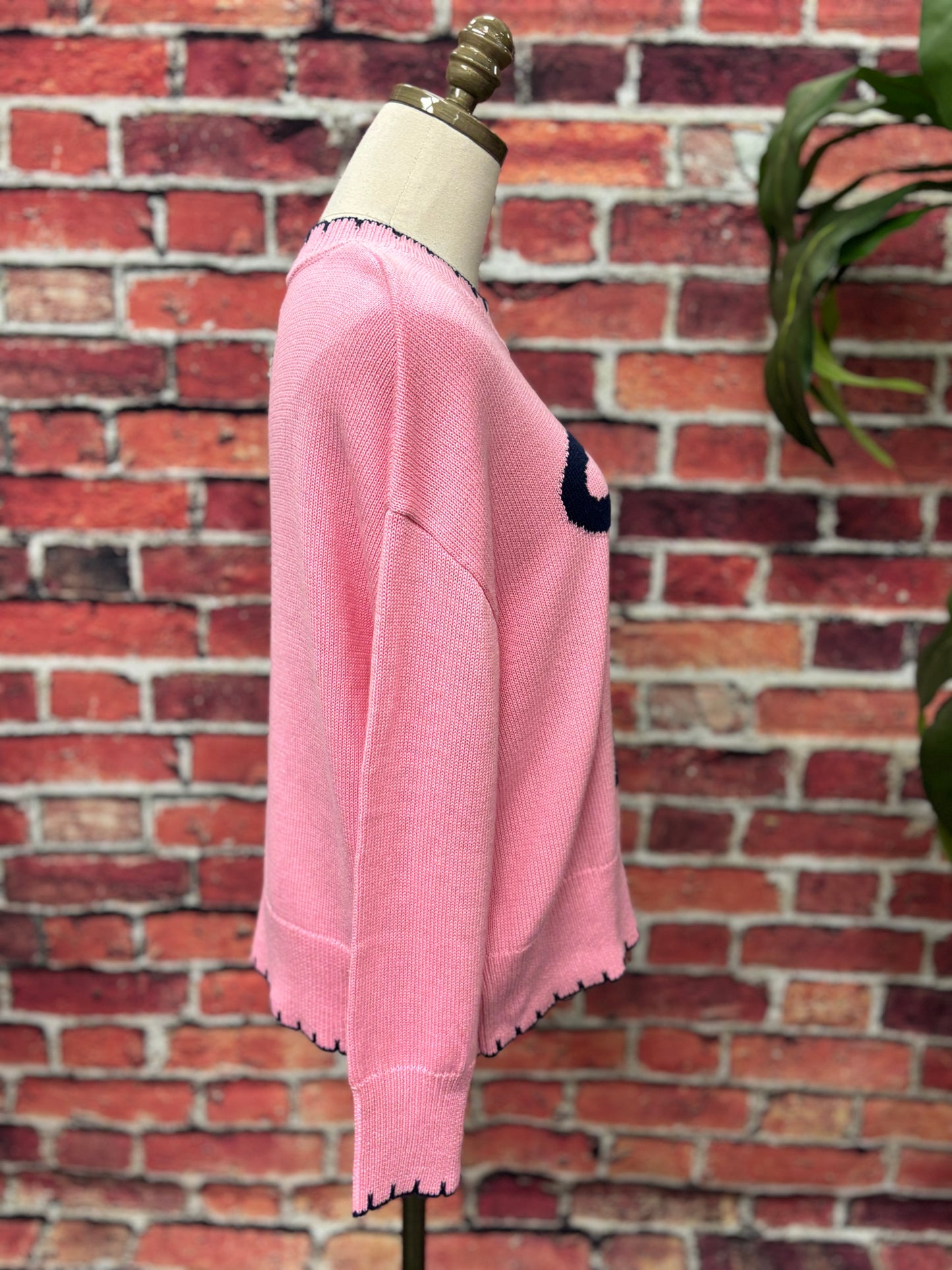 Pink Bow Knit Sweater *FINAL SALE*