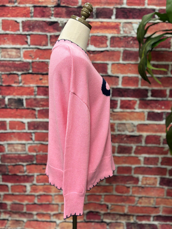 Pink Bow Knit Sweater *FINAL SALE*
