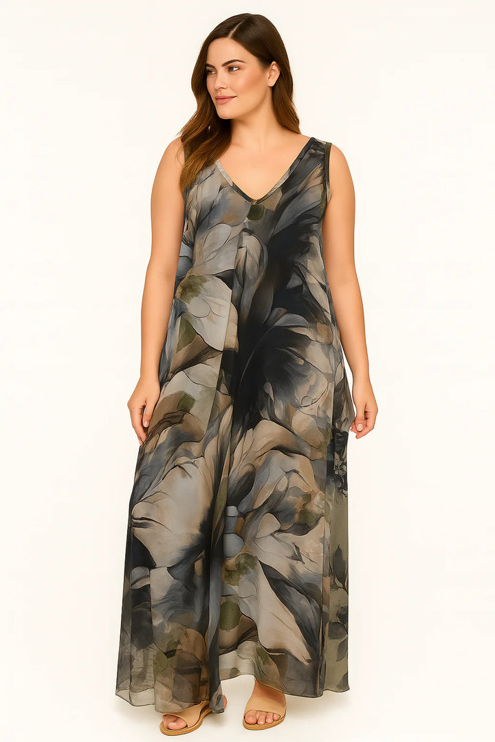 Smoky Silk Tank Dress