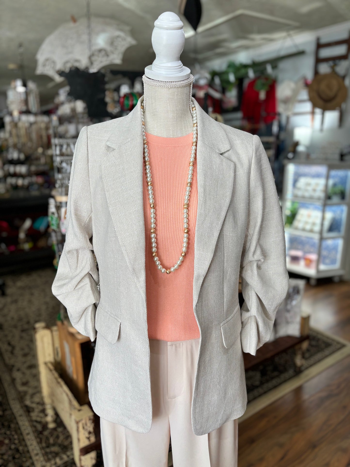 Erin Peach Top *FINAL SALE*