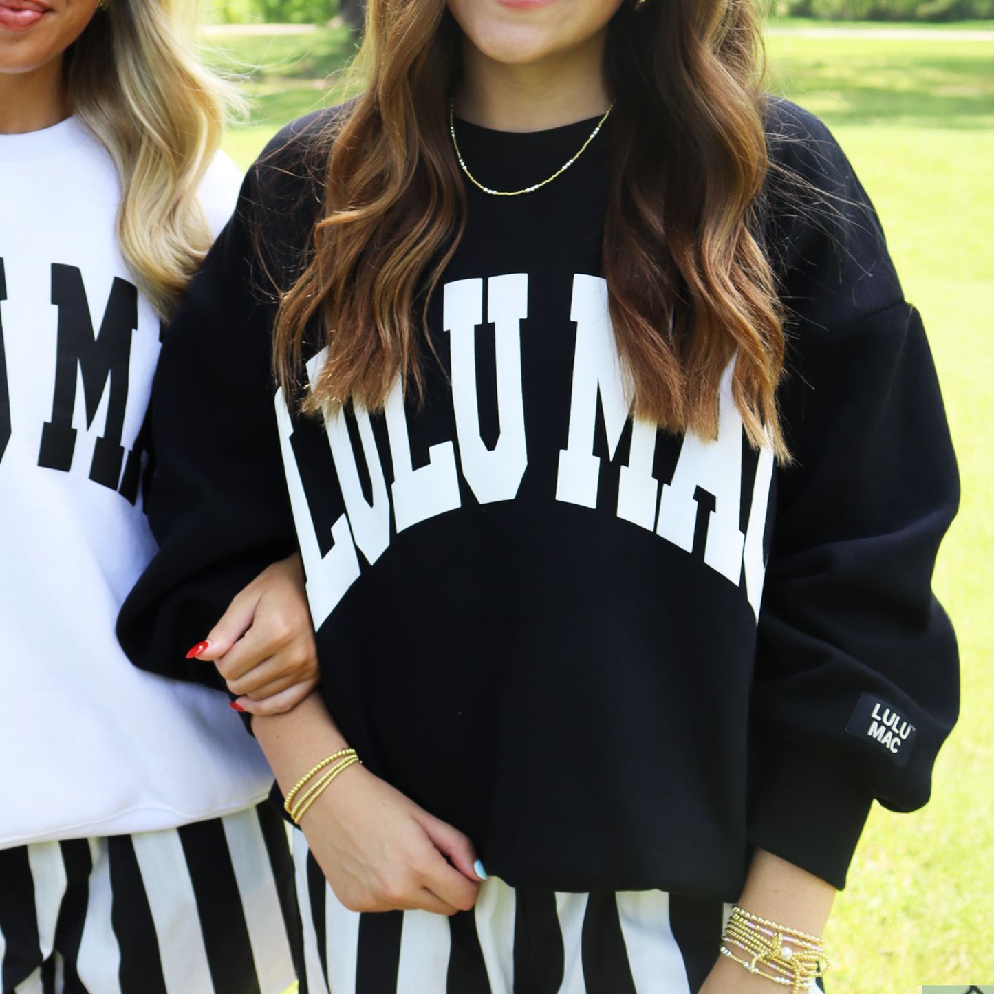 Lulu Mac Long Sleeve Crew Neck Sweatshirt
