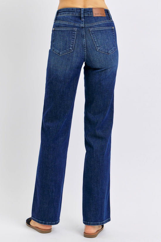 Judy Blue Mid Rise Tummy Control Classic Straight