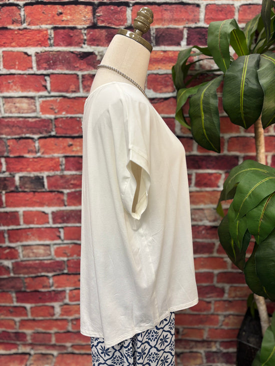 Easy Breezy Pintuck Tee