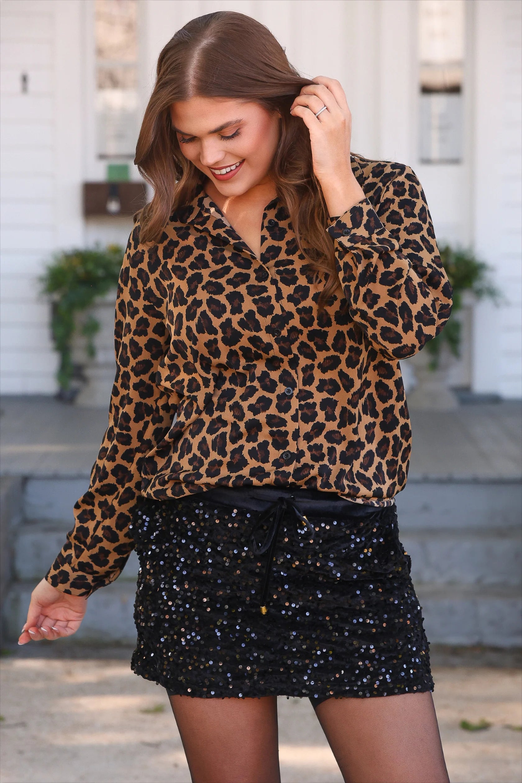 Nina Button Up
