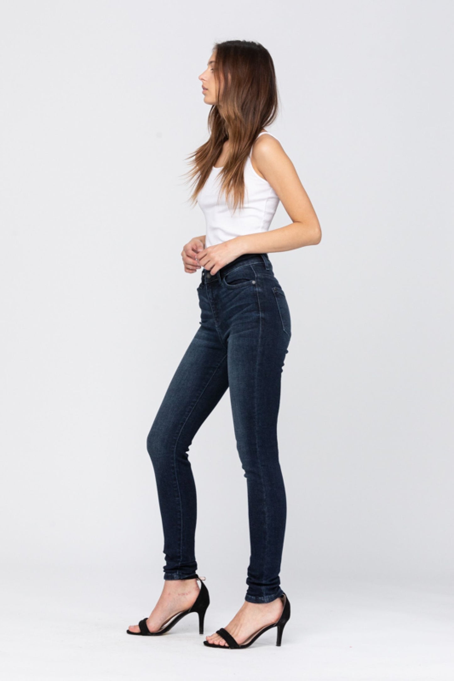 Judy Blue Hi Rise Super Dark Skinny Jean