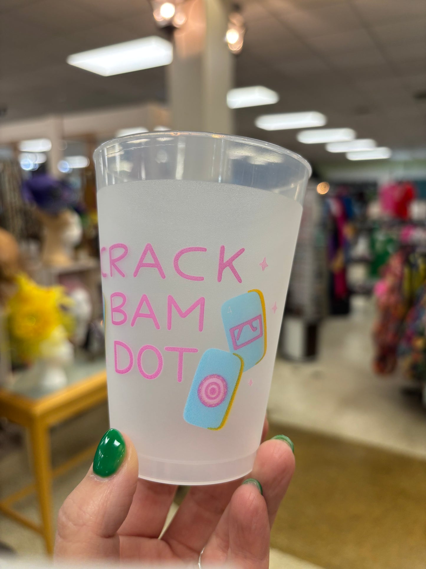 Crack Bam Dot Mahjong Party Cups