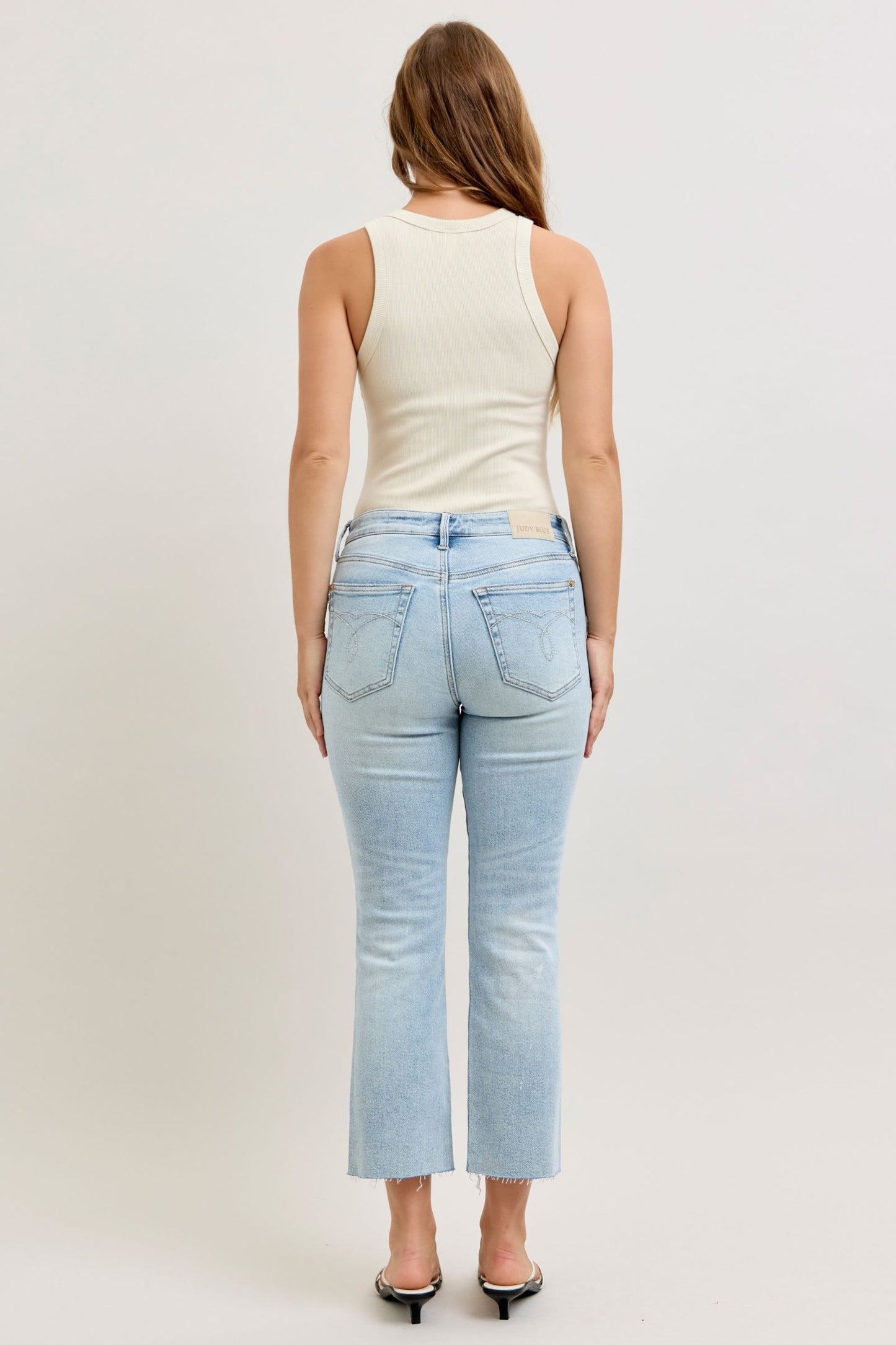 Judy Blue MR Kick Flare Crop