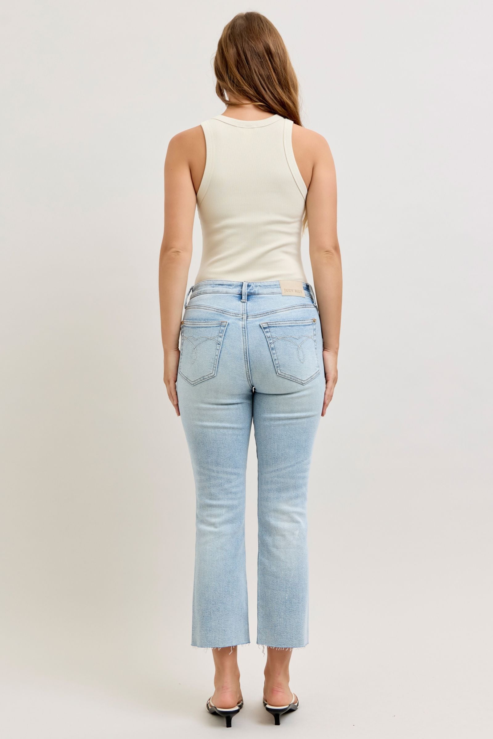 Judy Blue MR Kick Flare Crop