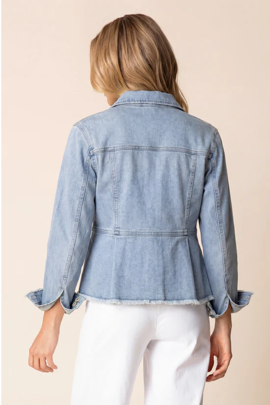 Peplum Denim Jacket