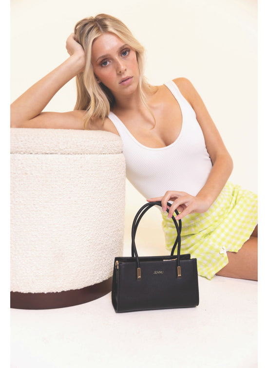 Monaco Gold Accent Satchel/Crossbody