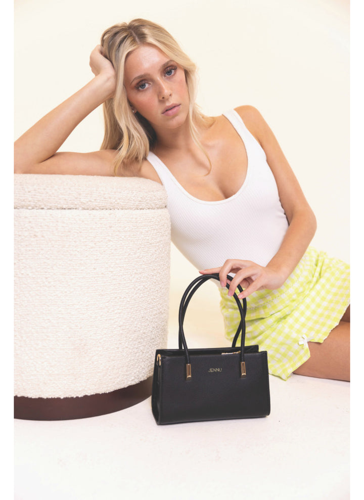 Monaco Gold Accent Satchel/Crossbody