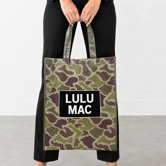 LM-BG-1004  REUSABLE TOTE - LT. CAMO