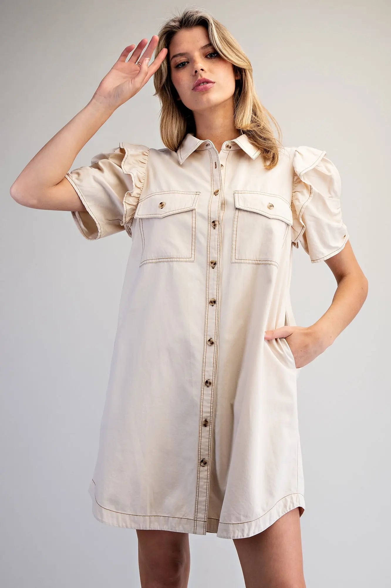 Mineral Washed Dress
