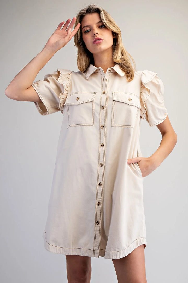 Mineral Washed Dress
