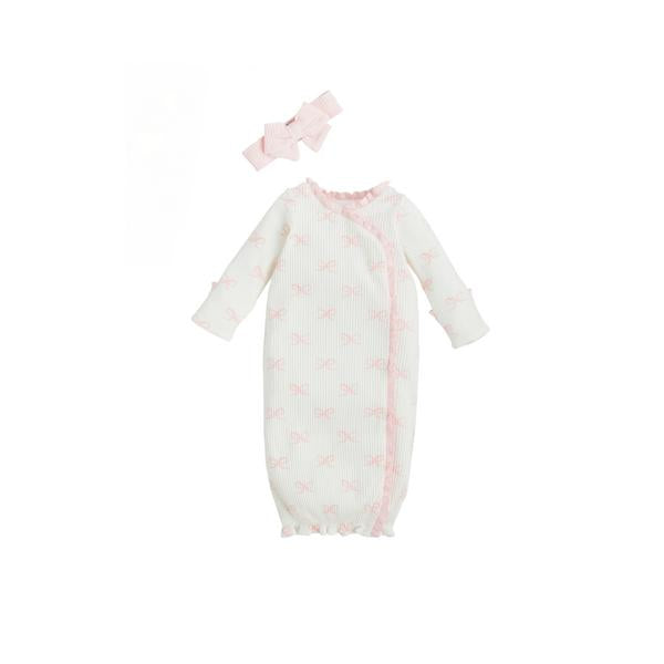Bow Print Gown