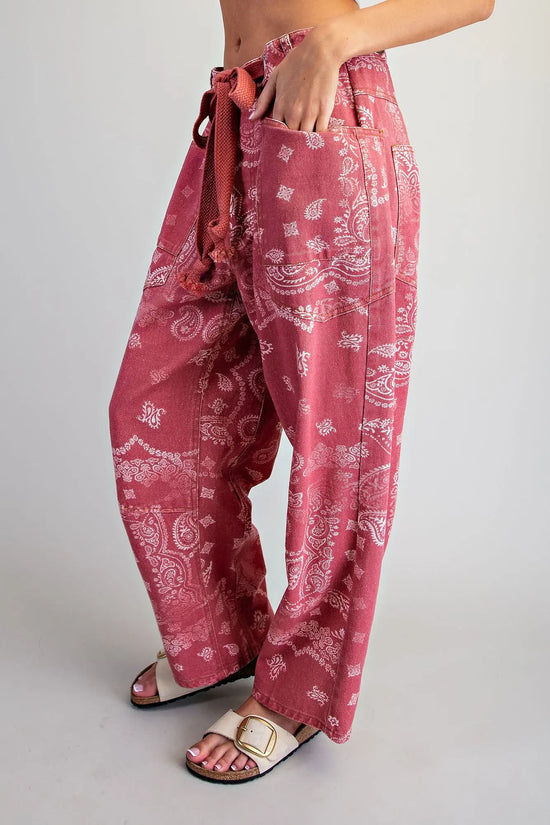 Howdy Honey Barrel Pant