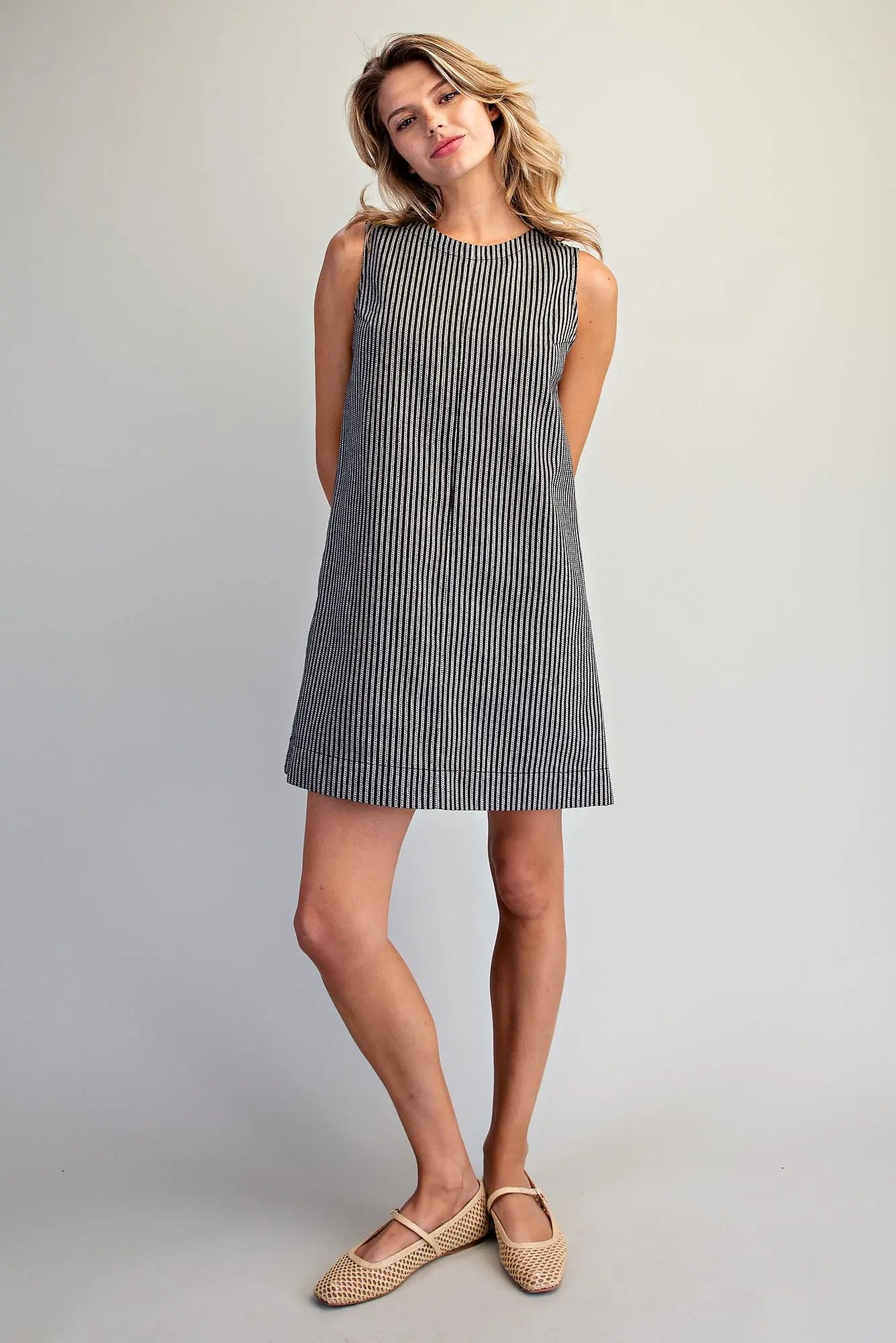 Mineral Washed Mini Dress