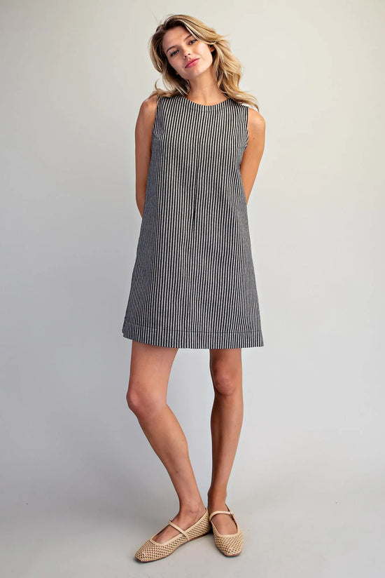 Mineral Washed Mini Dress
