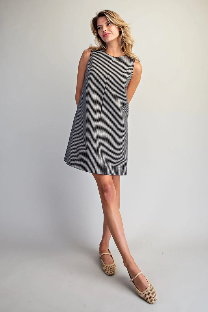 Mineral Washed Mini Dress
