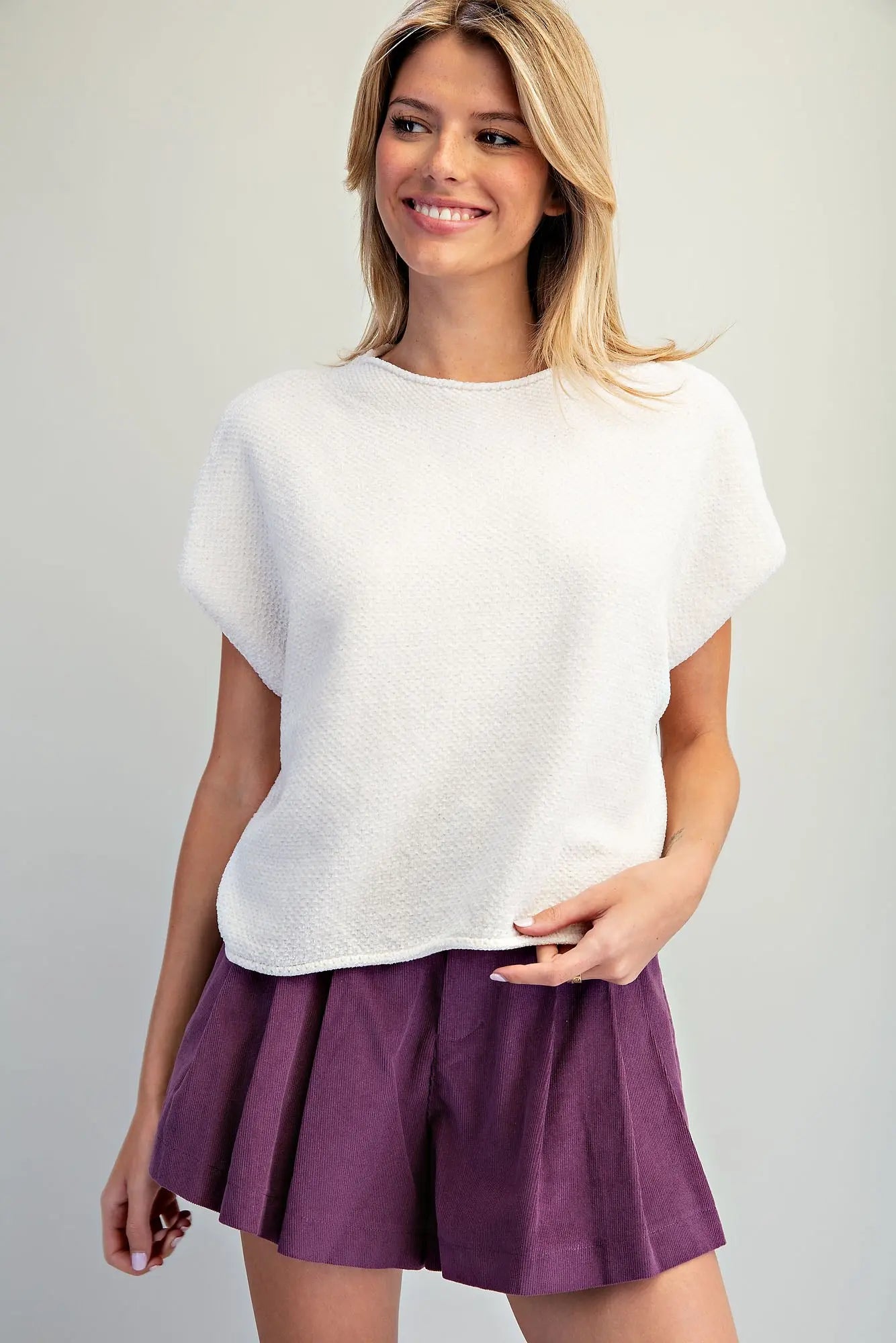 Cloud Nine Cap Sleeve Top