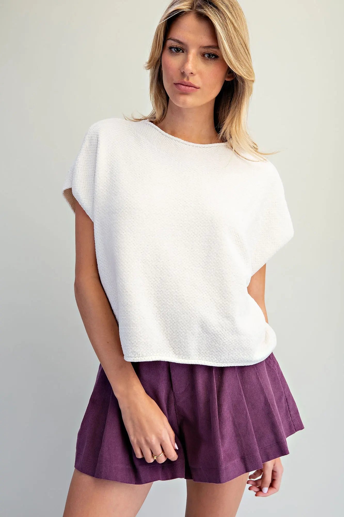 Cloud Nine Cap Sleeve Top