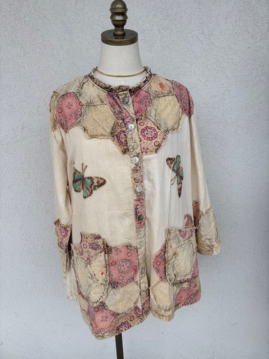 Boho Butterfly Patchwork Jacket