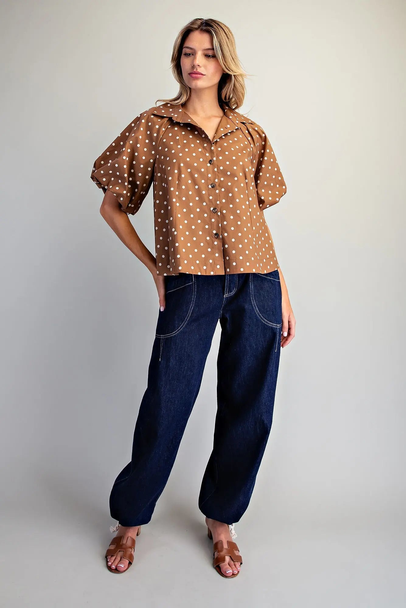 Better In Denim Barrel Pant