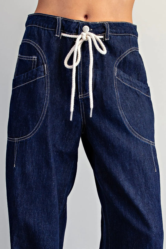 Better In Denim Barrel Pant