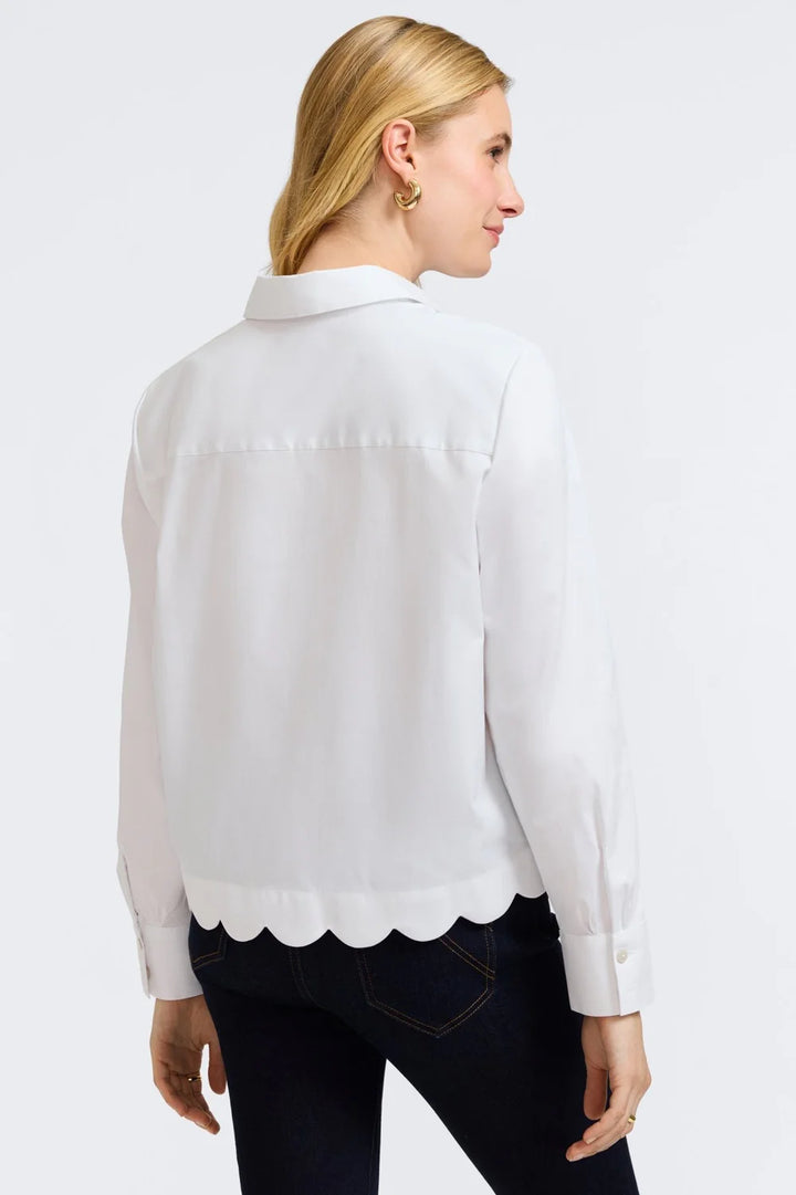 Scarlett No Iron Stretch Matte Sateen Long Sleeve Shirt