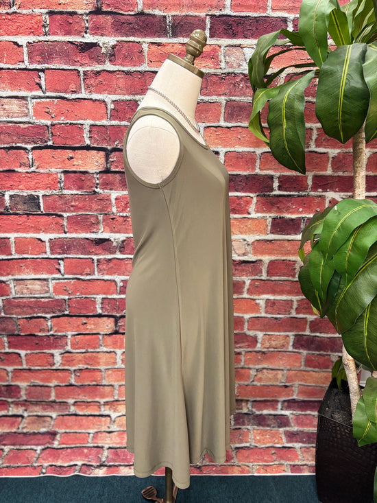 Sleeveless Flared Dress