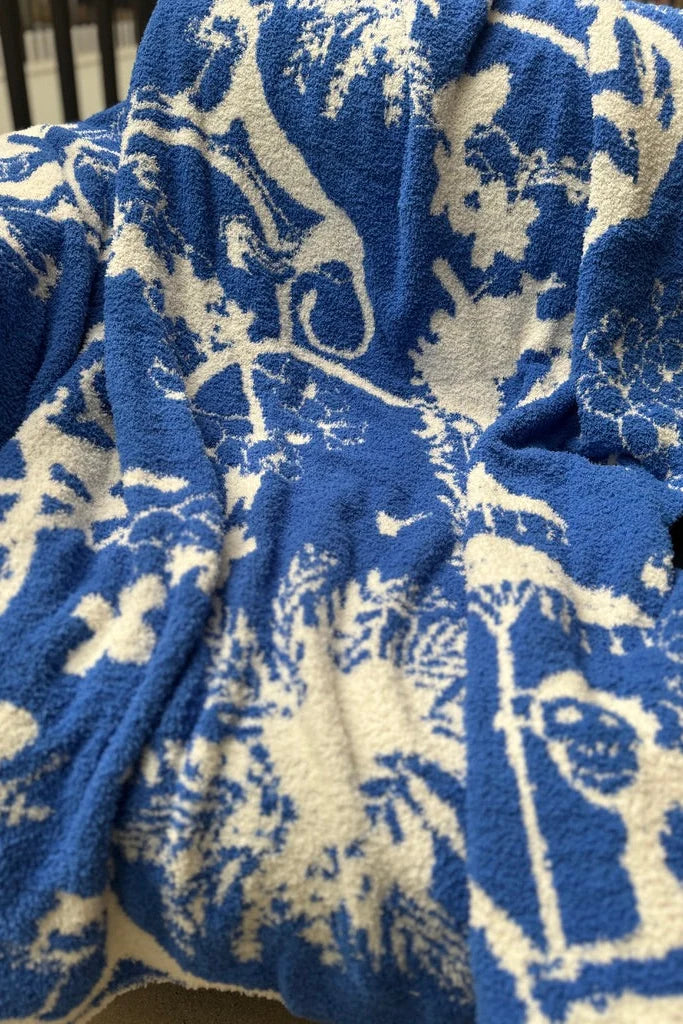 Blue Jungle Blanket