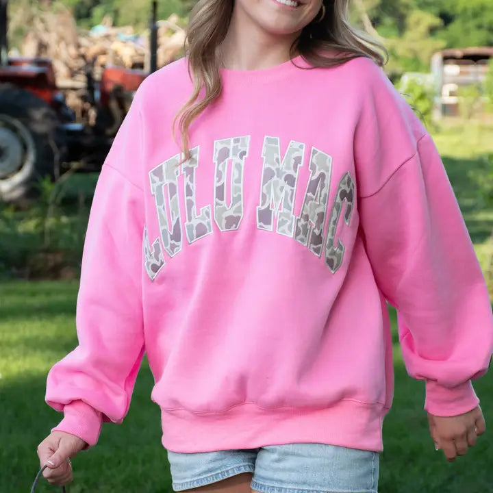 Lulu Mac Long Sleeve Crew Neck Sweatshirt