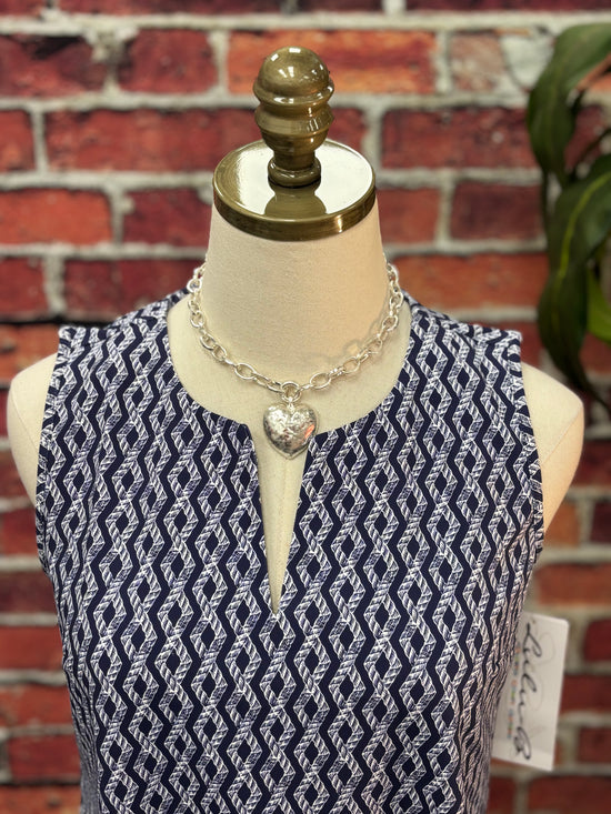 Sleeveless Key Hole Top