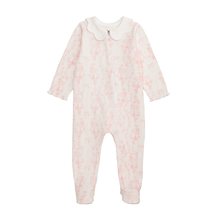 Load image into Gallery viewer, Bows Pink Scallop Sleeper
