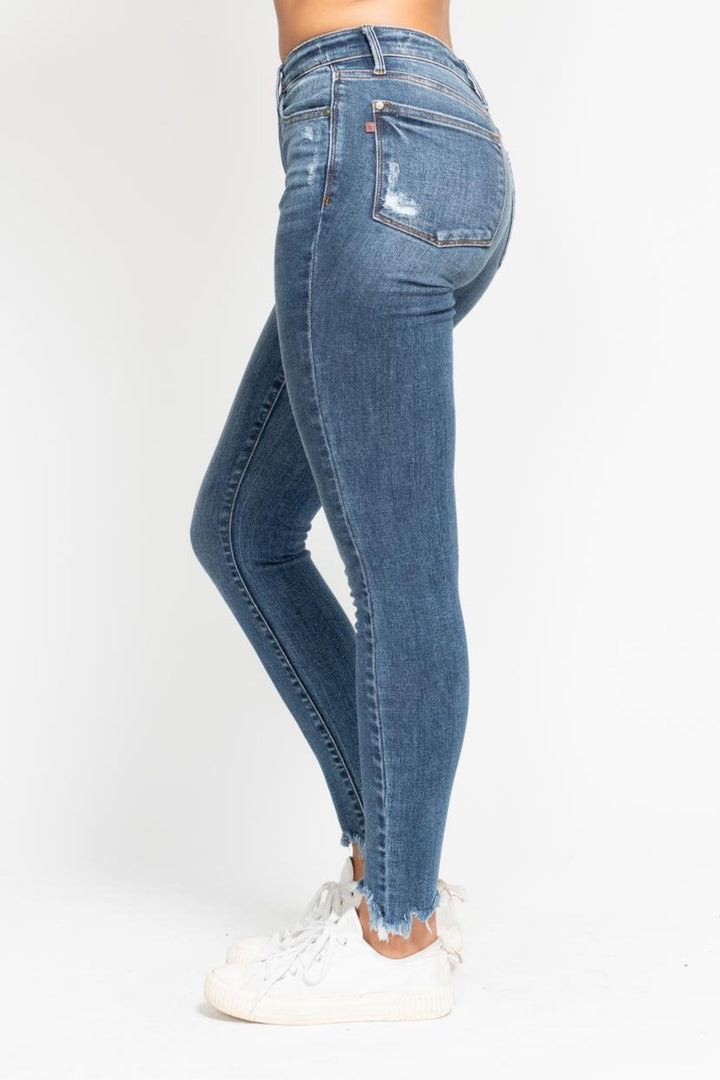 Judy Blue HW Skinny W/Destroy