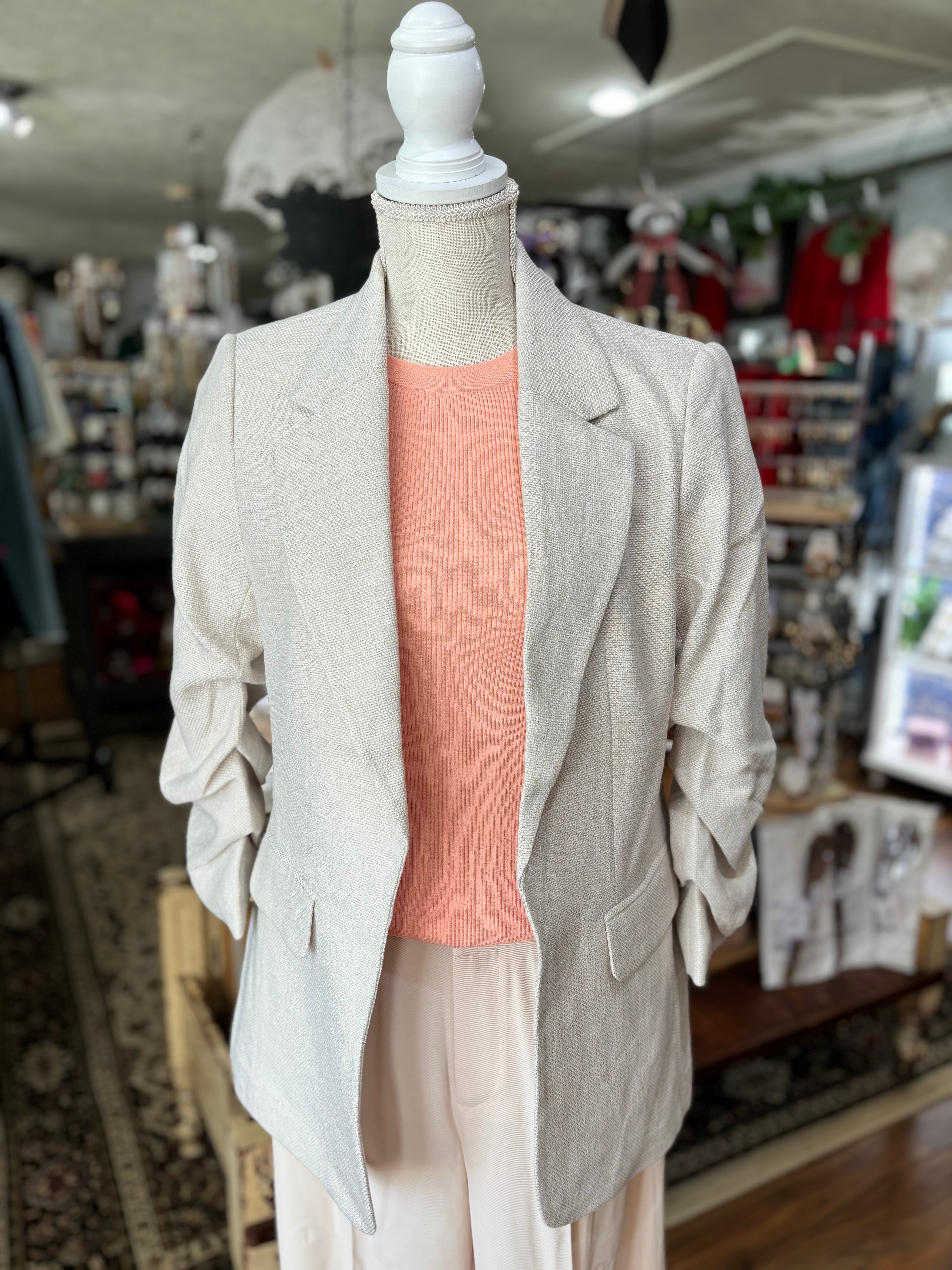 Erin Peach Top *FINAL SALE*