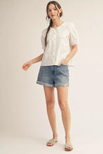 Load image into Gallery viewer, Vintage Darling Lace Collar Top
