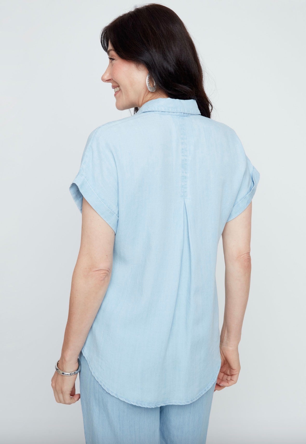 Easy Days Chambray Button-Up