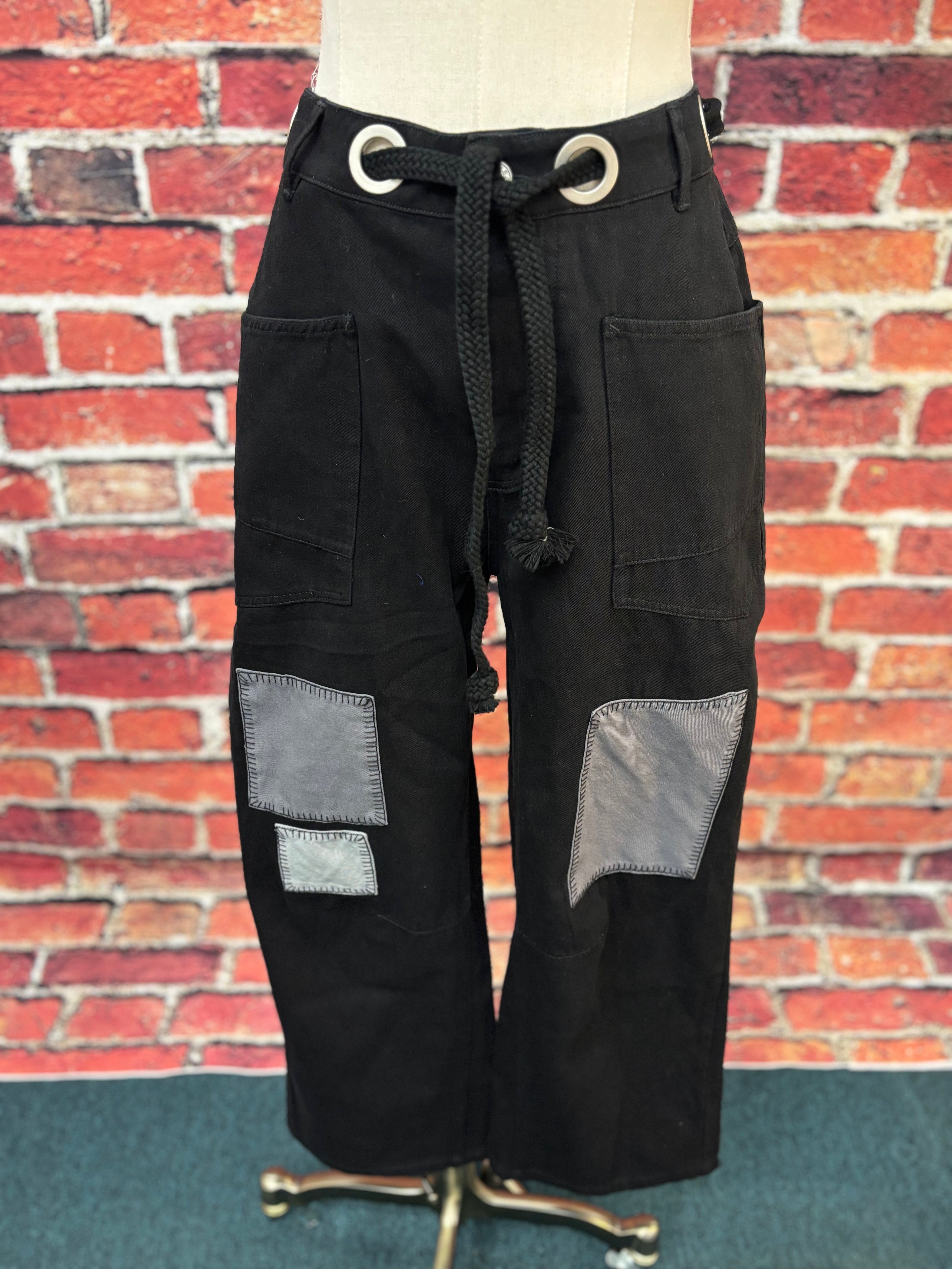 Downtown Patchwork Cotton Pant