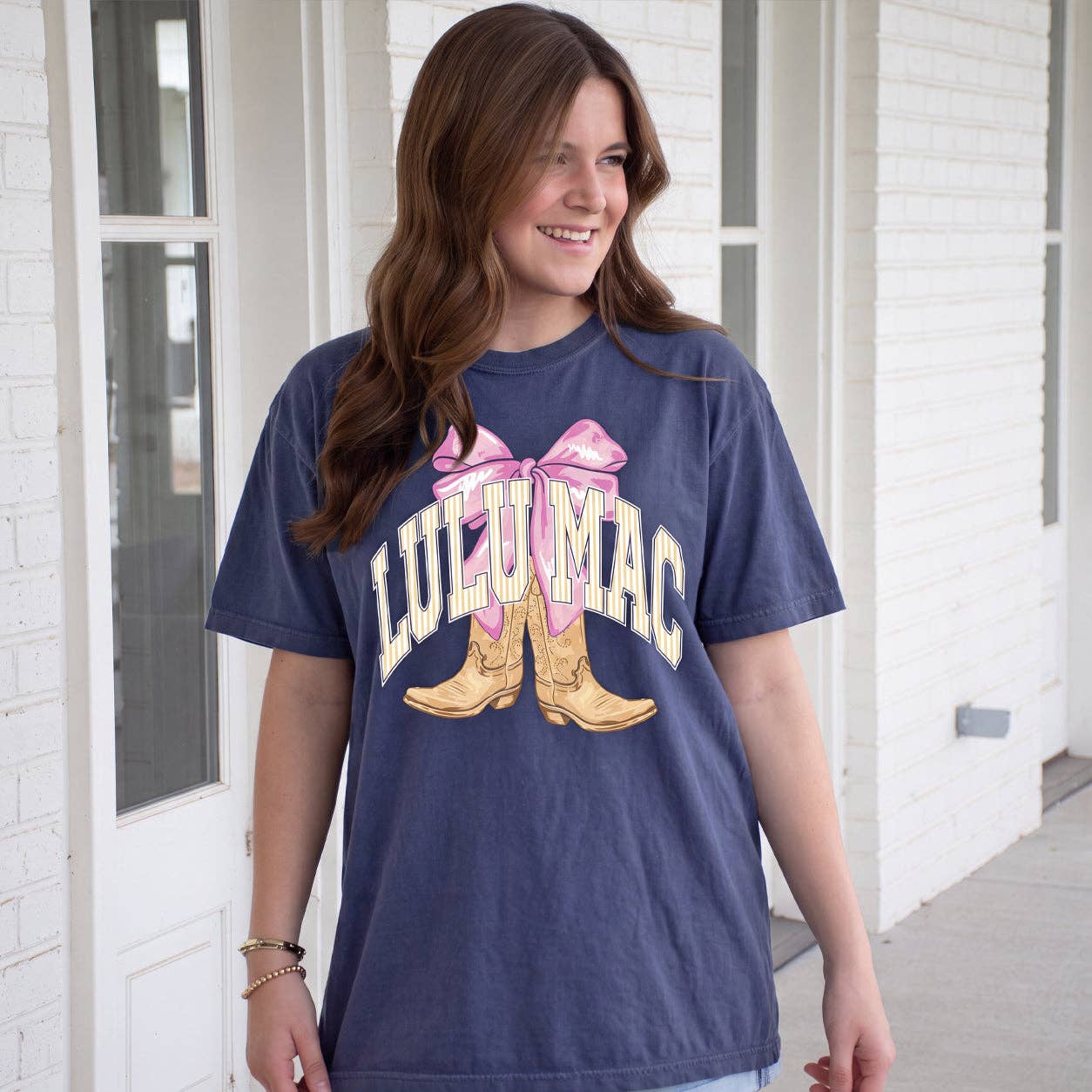 Lulu Mac Boots Comfort Colors Tee