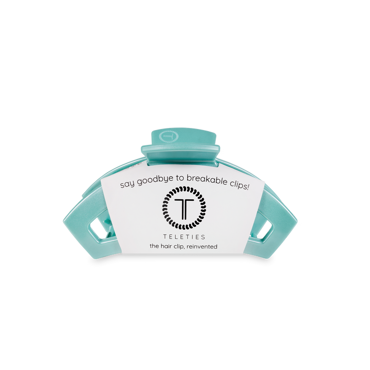 Open Hair Clip | Tiny | Totally Turquoise