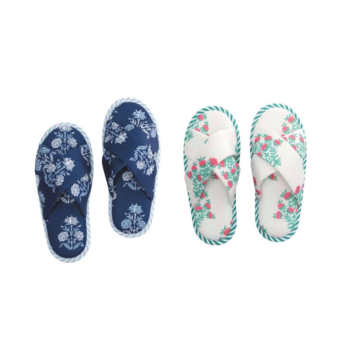 Block Print Slippers